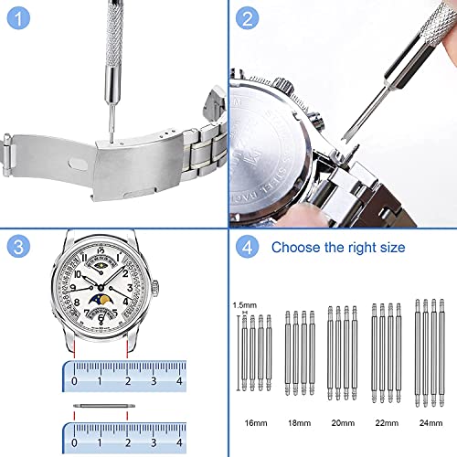 Watch Repair Tool Kit - Battery Replacement, Band, Case