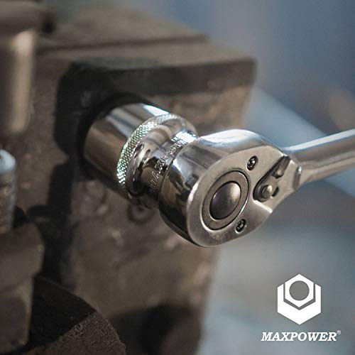 MAXPOWER 35pc Socket Wrench Set - Metric + SAE