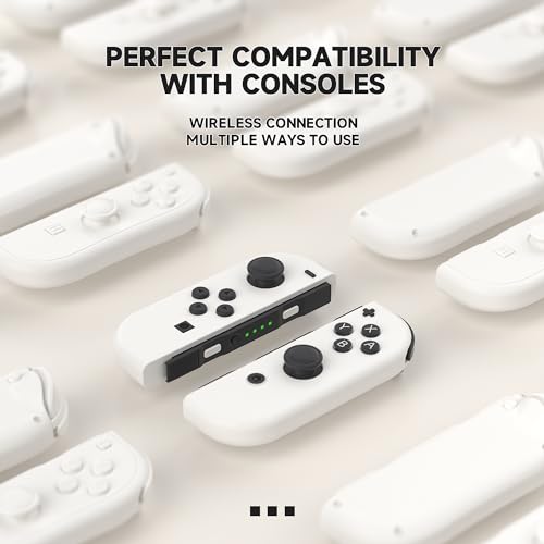 Joy Cons for Switch Controller, Wireless Replacement Controller for Switch Joycons, Left and Right Switch Joycon Controller Support Dual Vibration/Wake-up/Screenshot.