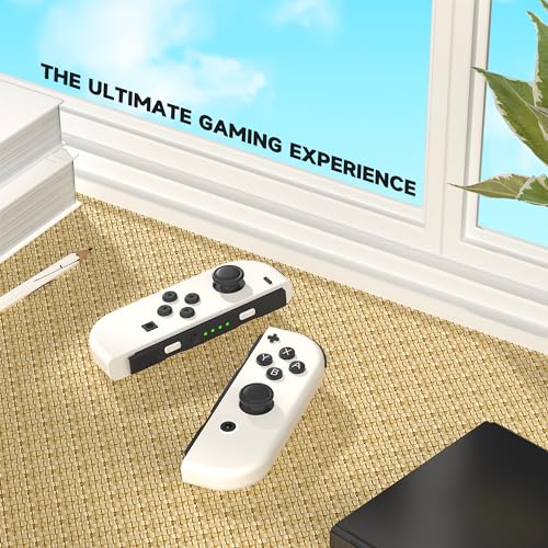 Joy Cons for Switch Controller, Wireless Replacement Controller for Switch Joycons, Left and Right Switch Joycon Controller Support Dual Vibration/Wake-up/Screenshot.