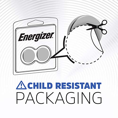 Energizer 3V Batteries, 3 Volt Battery Lithium Coin, 2 Count