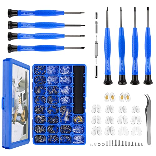 Magnetic Eyeglass Repair Kit with Precision Tools and Compact Case