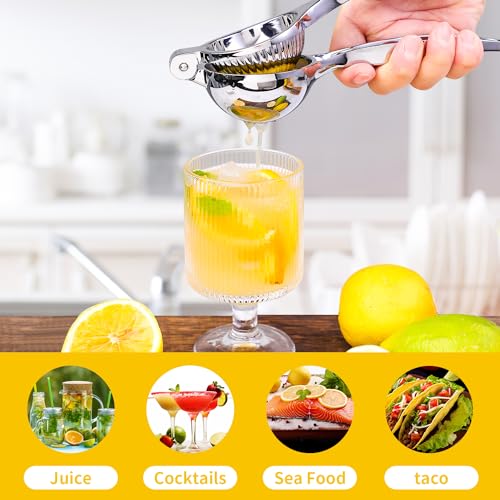 Rekix Lemon Squeezer, Heavy Duty Lemon Juicer, Lime Squeezer, Manual Citrus Press, Orange Juicer Handheld, Hand Press Fruit Juicer, Exprimidor De Limones