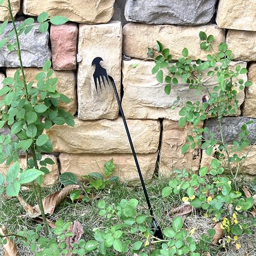 XFJTECH Weed Puller Tool 2024 Upgrade Artifact Uprooting Weeding Tool Length of 19.69in Stainless Steel Multifunctional 4 Teeths Manual Weeders for Garden, Yard, and Farm (1Pc)
