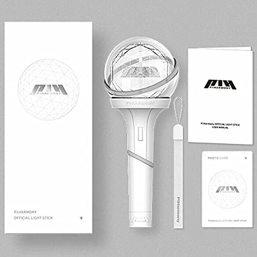 P1HARMONY OFFICIAL LIGHT STICK. 1ea Light Stick+1ea Strap+1ea Photo Card Set+1ea Manual FANLIGHT MD GOODS SEALED+TRACKING NUMBER