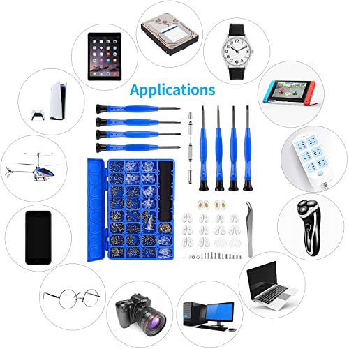 Magnetic Eyeglass Repair Kit with Precision Tools and Compact Case