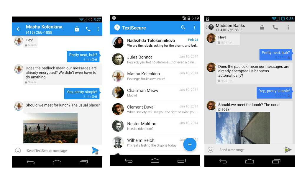TextSecure (Manual Verification)