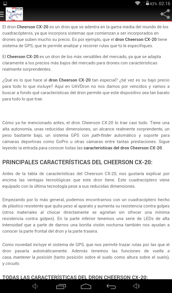 CHEERSON CX 20 MANUALES