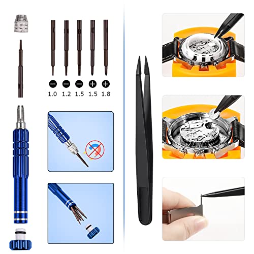 Watch Repair Kit for Battery Replacement, Link Removal & Opener