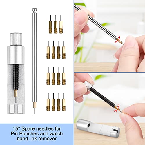 Watch Repair Kit for Battery Replacement, Link Removal & Opener