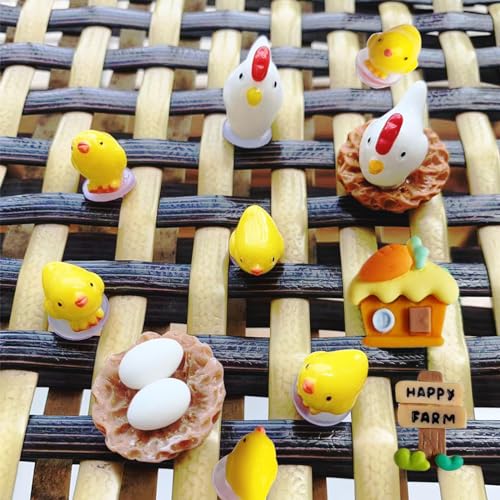 8PCS Shoes Charms 3D Chicken Different Shoe Charms Cute Matching Shoe Decoration Manual Shoe Accessories for Girl Boys Men Women…