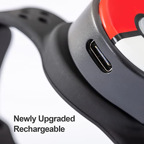 New Upgraded Compatible for P0kem0n Go Plus - Rechargeable, Manual/Auto Catch Two Mode Retaining (Initial Face)