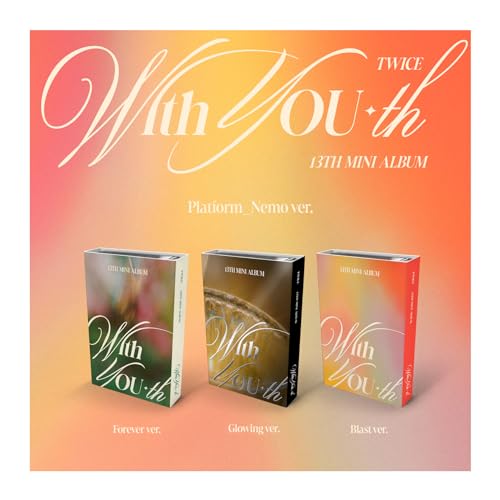 TWICE With YOU-th 13th Mini Album NEMO Random Version Case+1p QR Card+9p PhotoCard+1p Lyric Paper+1p Special PhotoCard+1ea Manual Card+Tracking Sealed