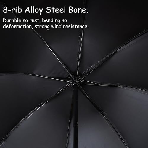 OIDOJHID Cute Anime Kitty Umbrella Anime Manual Open Folding Umbrella Suitable for Travel Lightweight Portable Parasol Gift for Girls (Kitty)