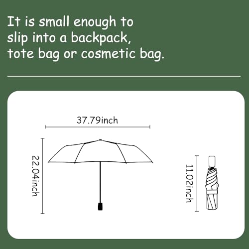OIDOJHID Cute Anime Kitty Umbrella Anime Manual Open Folding Umbrella Suitable for Travel Lightweight Portable Parasol Gift for Girls (Kitty)