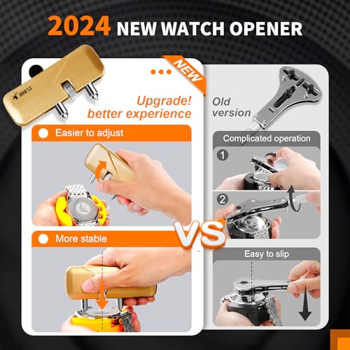 JOREST Watch Repair Tool Kit with 2024 Updates