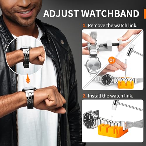 JOREST Watch Repair Tool Kit with 2024 Updates