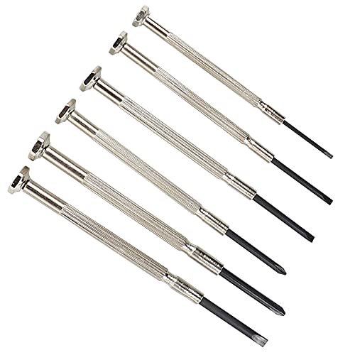 6 Piece Precision Screwdriver Set for Eyeglass and Electronics