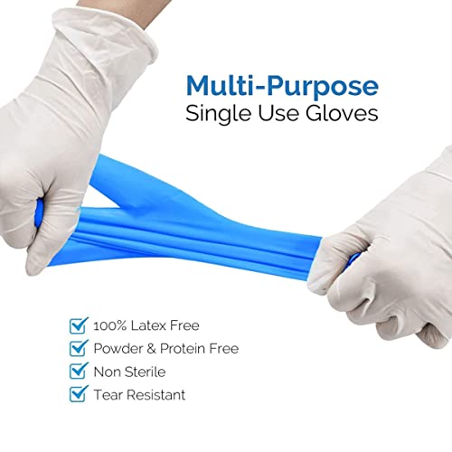 Jointown Basic Medical Synmax Vinyl Exam Gloves - Latex-Free & Powder-Free - Large, BMPF-3003(Case of 1,000)