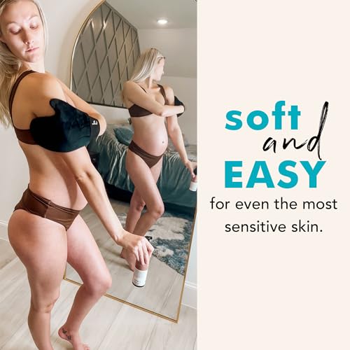 Self Tanner Tanning Mitt Set - Complete Tanning Mitt Kit with Exfoliating Gloves, Face and Body Tanner Glove for the Perfect Fake Tan - Self Tanning Glove Mitt Applicator