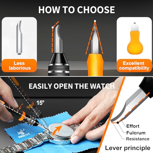 JOREST Watch Repair Tool Kit with 2024 Updates
