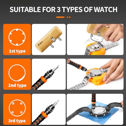 JOREST Watch Repair Tool Kit with 2024 Updates