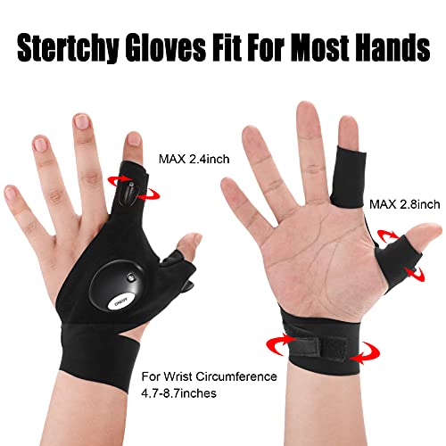 Fathers Day Dad Gifts from Daughter Son Wife LED Flashlight Gloves Gadgets for Men Easter Gifts for Dad Fishing Camping Repairing Tools Stocking Stuffers Gifts for Him Christmas Boyfriend Husband