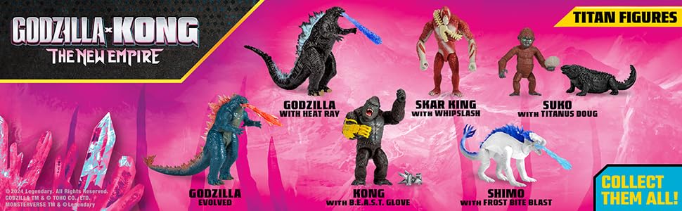 Godzilla x Kong 6” Kong w/B.E.A.S.T. Glove by Playmates Toys