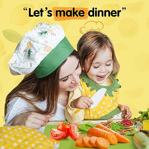 28PCS Toddler Knife Set - Kids Knifes for Real Cooking, Wooden Kids Kitchen Knife Set with Gloves Cutting Board Fruit Vegetable Crinkle Cutters Plastic Kid Safe Knives, Toddlers Kitchen Tools