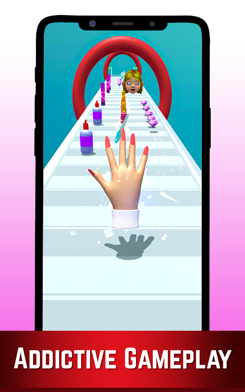 Hand Beauty Makeover Rush Fashion Glove Runner Evolution - Collect Cosmetic Items and Outfit to Make Hand Beautiful Running Game