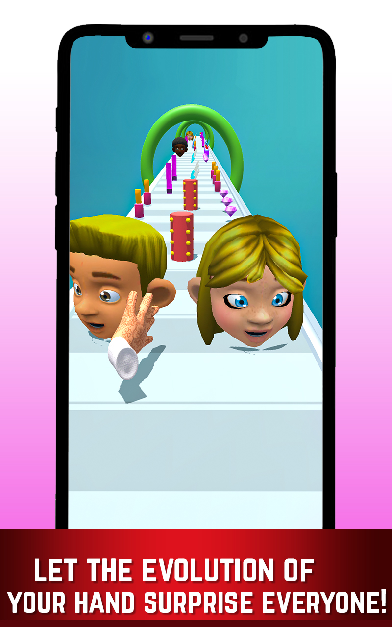 Hand Beauty Makeover Rush Fashion Glove Runner Evolution - Collect Cosmetic Items and Outfit to Make Hand Beautiful Running Game