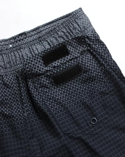 Body Glove Boys' Swim Trunks - UPF 50+ Quick-Dry Board Shorts Bathing Suit (Size: 8-18), Size 14-16, Black Grey Dots