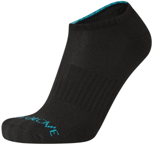 Body Glove Men's Socks - 12 Pack Performance Cushion Athletic No Show Ankle Socks - Low Cut Running Socks for Men, Size 6-12, Black/Grey