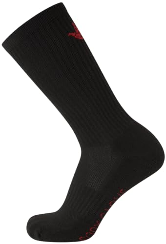 Body Glove Men's Socks - 10 Pack Performance Cushion Athletic Crew Socks - Crew Cut Running Socks for Men, Size Mens Shoe Size: 6-12, Black