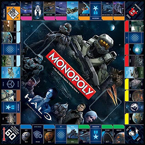 Halo Monopoly Board Game by USAOPOLY