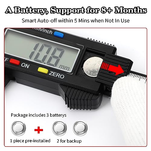 Esydon 6 inch Digital Caliper with LCD Screen