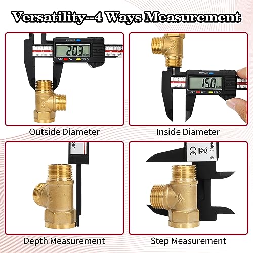 Esydon 6 inch Digital Caliper with LCD Screen