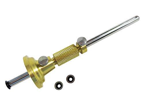 Woodworking Precision Marking Gauge with Extra Cutters, Brass