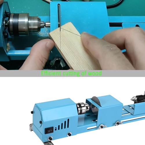 Multipurpose Mini Wood Lathe with Professional Accessories