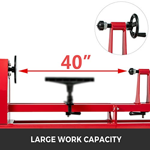 Benchtop Wood Lathe - 14" x 40", 1/2HP