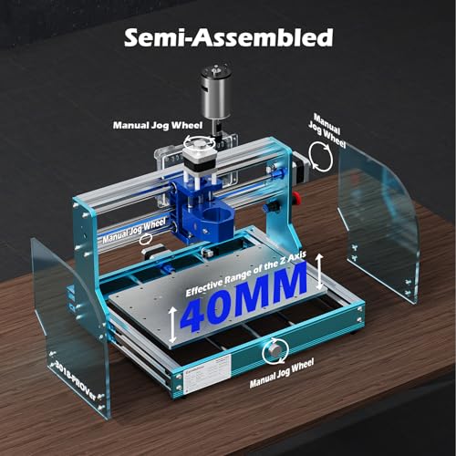 Genmitsu 3018-PROVer V2 CNC Router: Beginner's Full Aluminum Kit