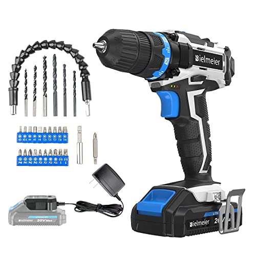 Bielmeier 20V Cordless Drill Set with 29pcs Drill Bits
