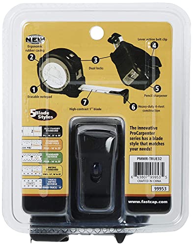ProCarpenter True32 Metric Reverse Measuring Tape - Professional-grade