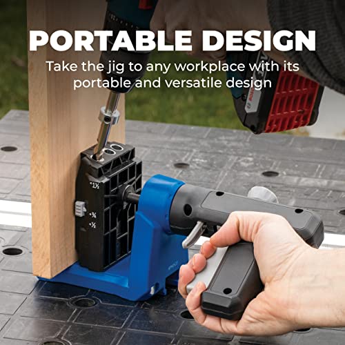 Kreg Pocket-Hole Jig - Durable, Easy Clamping & Adjusting