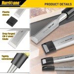 Durable 4 Piece Wood Chisel Set with High Impact Handle