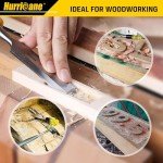 Durable 4 Piece Wood Chisel Set with High Impact Handle