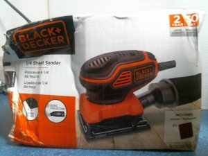 BLACK+DECKER Electric Orbit Sander - 2.0 Amp, 1/4 Sheet