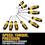 DEWALT 10-Piece Fixed Bar Screwdriver Set (DWHT65201)