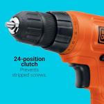 BLACK+DECKER Cordless Drill/Driver + 30 pc. Kit
