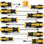 11-Piece Screwdriver Set for Fastening and Loosening
